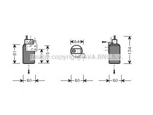 AVA QUALITY COOLING OLD143 džiovintuvas, oro kondicionierius 
 Oro kondicionavimas -> Džiovintuvas
1618150, 9117400, 09117400, 9117400