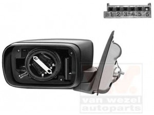 VAN WEZEL 0646856 išorinis veidrodėlis 
 Kėbulas -> Keleivių kabina -> Veidrodėlis
51168238376, 51168245128