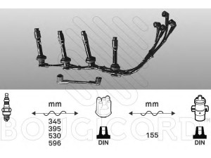 BOUGICORD 6819 uždegimo laido komplektas 
 Kibirkšties / kaitinamasis uždegimas -> Uždegimo laidai/jungtys
224402F200, 2244070J00, 2244086J00