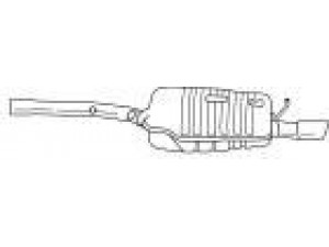 AKS DASIS SG10639 galinis duslintuvas