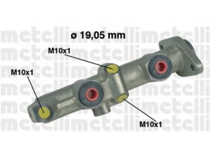 METELLI 05-0075 pagrindinis cilindras, stabdžiai 
 Stabdžių sistema -> Pagrindinis stabdžių cilindras
4601.65, 9150528080