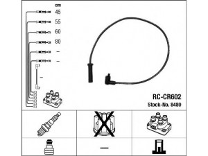 NGK 8480 uždegimo laido komplektas 
 Kibirkšties / kaitinamasis uždegimas -> Uždegimo laidai/jungtys
9617237080, 5967.L3, 5967.L6, 5967.L8
