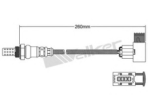 WALKER PRODUCTS 250-24650 lambda jutiklis 
 Išmetimo sistema -> Lambda jutiklis
986 606 226 00