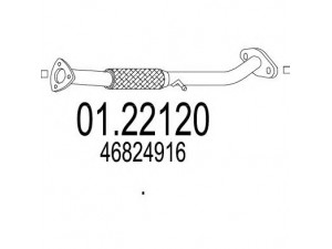 MTS 01.22120 išleidimo kolektorius 
 Išmetimo sistema -> Išmetimo vamzdžiai
46824916