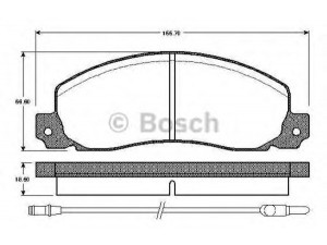 BOSCH 0 986 TB2 554 stabdžių trinkelių rinkinys, diskinis stabdys 
 Techninės priežiūros dalys -> Papildomas remontas
4403271, 4403272, 4403273, 77 01 200 648