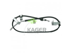 KAGER 19-6145 trosas, stovėjimo stabdys 
 Stabdžių sistema -> Valdymo svirtys/trosai
597701J000, 597701J300