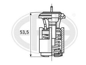 ERA 350044 termostatas, aušinimo skystis 
 Aušinimo sistema -> Termostatas/tarpiklis -> Thermostat
030 121 111, 032 121 110 B, 032 121 110 P