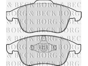 BORG & BECK BBP2057 stabdžių trinkelių rinkinys, diskinis stabdys 
 Techninės priežiūros dalys -> Papildomas remontas
410600011R