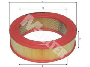 MFILTER A 278 oro filtras 
 Techninės priežiūros dalys -> Techninės priežiūros intervalai
5003 236, 5009 228, 5011 867, 5013 140