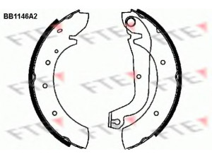 FTE BB1146A2 stabdžių trinkelių komplektas 
 Techninės priežiūros dalys -> Papildomas remontas
4241H9, 95643714, 77362320, 9940559