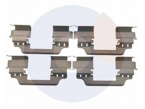 CARRAB BRAKE PARTS 2516 priedų komplektas, diskinių stabdžių trinkelės 
 Stabdžių sistema -> Diskinis stabdys -> Stabdžių dalys/priedai