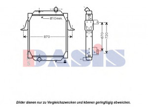 AKS DASIS 680287N radiatorius, variklio aušinimas 
 Aušinimo sistema -> Radiatorius/alyvos aušintuvas -> Radiatorius/dalys
5010315738