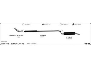 IMASAF 514000145 išmetimo sistema 
 Išmetimo sistema -> Išmetimo sistema, visa