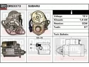 DELCO REMY DRS3373 starteris 
 Elektros įranga -> Starterio sistema -> Starteris
M000T20171, M000T20175, M001T84481