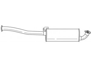 AKS DASIS SG41404 vidurinis duslintuvas