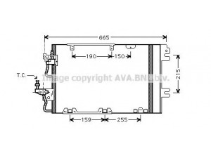 AVA QUALITY COOLING OL5384 kondensatorius, oro kondicionierius