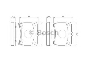 BOSCH 0 986 493 550 stabdžių trinkelių rinkinys, diskinis stabdys 
 Techninės priežiūros dalys -> Papildomas remontas
DA19 33 28Z, DA19 33 28Z9A, DA19 33 28ZA