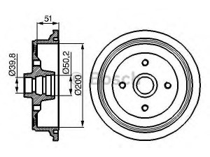 BOSCH 0 986 477 016 stabdžių būgnas 
 Stabdžių sistema -> Būgninis stabdys -> Stabdžių būgnas
893 501 615, 893 501 615