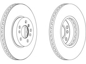 FERODO DDF1256C stabdžių diskas 
 Stabdžių sistema -> Diskinis stabdys -> Stabdžių diskas
34116766036, 34116794300