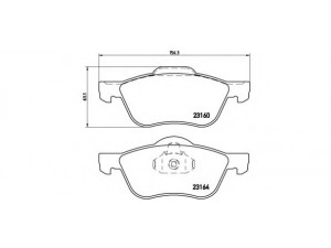 BREMBO P 56 037 stabdžių trinkelių rinkinys, diskinis stabdys 
 Techninės priežiūros dalys -> Papildomas remontas
410609F525