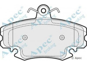APEC braking PAD1658 stabdžių trinkelių rinkinys, diskinis stabdys
6001547619, 6001547911