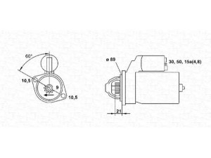 MAGNETI MARELLI 943241033010 starteris 
 Elektros įranga -> Starterio sistema -> Starteris
8826851, 8977498
