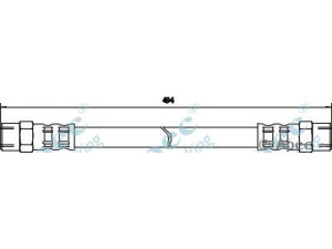 APEC braking HOS3096 stabdžių žarnelė 
 Stabdžių sistema -> Stabdžių žarnelės
0014289535, 1234209128, 14289535