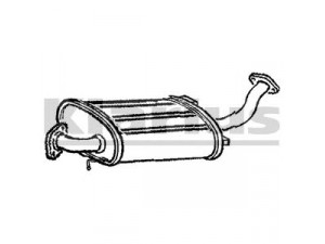 KLARIUS DN462D vidurinis duslintuvas 
 Išmetimo sistema -> Duslintuvas
201001Y00, 201001Y100, 2010034J70