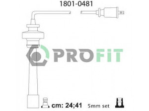PROFIT 1801-0481 uždegimo laido komplektas 
 Kibirkšties / kaitinamasis uždegimas -> Uždegimo laidai/jungtys
MD009141, MD183124, MD193015, MD198216
