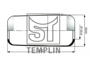 ST-TEMPLIN 04.060.6006.850 dėklas, pneumatinė pakaba
81.43601.0096, 81.43601.0098, 81.43601.0101