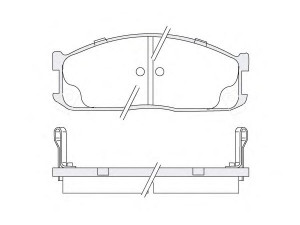 KOSHIMO 1850.0058099 stabdžių trinkelių rinkinys, diskinis stabdys 
 Techninės priežiūros dalys -> Papildomas remontas
SF043328Z, 0K70Y3328Z