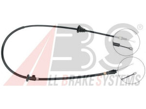 A.B.S. K11676 trosas, stovėjimo stabdys 
 Stabdžių sistema -> Valdymo svirtys/trosai
3546590, 9209756