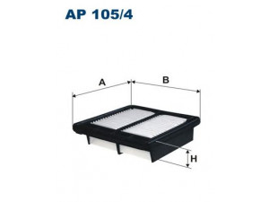 FILTRON AP105/4 oro filtras 
 Techninės priežiūros dalys -> Techninės priežiūros intervalai
17220RTW000