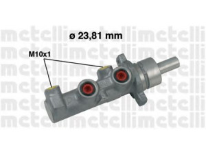 METELLI 05-0529 pagrindinis cilindras, stabdžiai 
 Stabdžių sistema -> Pagrindinis stabdžių cilindras
77362469, 77362469