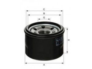 UNIFLUX FILTERS XO119 alyvos filtras 
 Filtrai -> Alyvos filtras
15400-PFB-004, 15400-PFB-014, 15400-PJ7-005