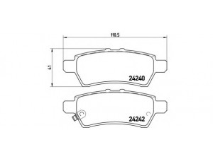 BREMBO P 56 060 stabdžių trinkelių rinkinys, diskinis stabdys 
 Techninės priežiūros dalys -> Papildomas remontas
44060EA090, 44060EB325, D4060EB300