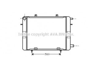 AVA QUALITY COOLING OL2042 radiatorius, variklio aušinimas 
 Aušinimo sistema -> Radiatorius/alyvos aušintuvas -> Radiatorius/dalys
1302156, 90088727