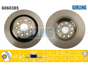 GIRLING 6060385 stabdžių diskas 
 Dviratė transporto priemonės -> Stabdžių sistema -> Stabdžių diskai / priedai
4243250010, 4243250010