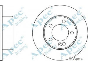 APEC braking DSK2840 stabdžių diskas 
 Stabdžių sistema -> Diskinis stabdys -> Stabdžių diskas
4421080, 432064087R, 93168847