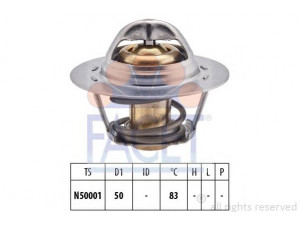 FACET 7.8543S termostatas, aušinimo skystis 
 Aušinimo sistema -> Termostatas/tarpiklis -> Thermostat
21200-00Q0A, 82 00 030 307