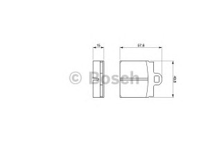 BOSCH 0 986 460 701 stabdžių trinkelių rinkinys, diskinis stabdys 
 Techninės priežiūros dalys -> Papildomas remontas
111 698 151, 111 698 151 A, 111 698 151 C