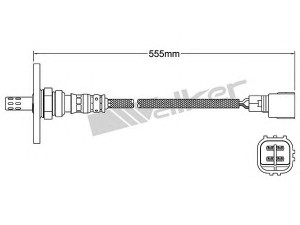 WALKER PRODUCTS 250-24153 lambda jutiklis 
 Variklis -> Variklio elektra
89465 29675, 89465 39825, 89465-80007