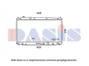 AKS DASIS 100079N radiatorius, variklio aušinimas 
 Aušinimo sistema -> Radiatorius/alyvos aušintuvas -> Radiatorius/dalys
19010RB1901, 80110S10003, 80110ST7003
