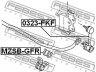 FEBEST MZSB-GFR skersinio stabilizatoriaus įvorių komplektas
GE4T-28-156