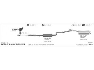 IMASAF 524000068 išmetimo sistema 
 Išmetimo sistema -> Išmetimo sistema, visa