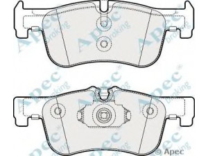 APEC braking PAD1876 stabdžių trinkelių rinkinys, diskinis stabdys 
 Techninės priežiūros dalys -> Papildomas remontas
34116850567, 34116858910