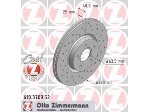 ZIMMERMANN 610.3709.52 stabdžių diskas 
 Dviratė transporto priemonės -> Stabdžių sistema -> Stabdžių diskai / priedai
1 368 548, 1 384 290, 274521, 274521-4