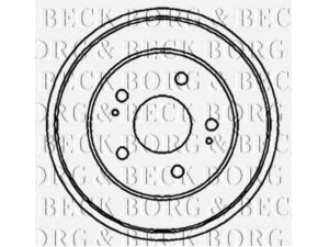 BORG & BECK BBR7150 stabdžių būgnas 
 Stabdžių sistema -> Būgninis stabdys -> Stabdžių būgnas
42610S70000