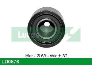LUCAS ENGINE DRIVE LD0876 įtempiklio skriemulys, paskirstymo diržas
1275409, 8692561