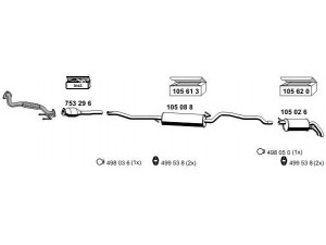 ERNST 030304 išmetimo sistema 
 Išmetimo sistema -> Išmetimo sistema, visa